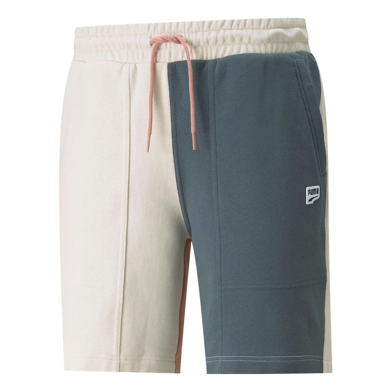 PUMA Logo Downtown Shorts 'White Green Pink' 535372-99