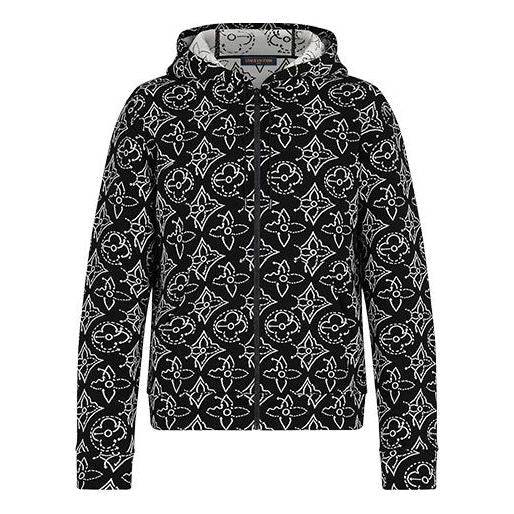 Men's LOUIS VUITTON x NBA Crossover FW21 Jacquard Full Print Classic Black 1A8X0O