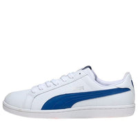 PUMA Smash Leather White/Blue 356722-21