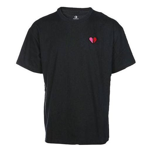 Converse ValentineAsia Sizing 's Day T-Shirt 'Black' 10021420-A01