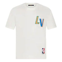 LOUIS VUITTON x NBA Logo Letter Print White 1A8X8R