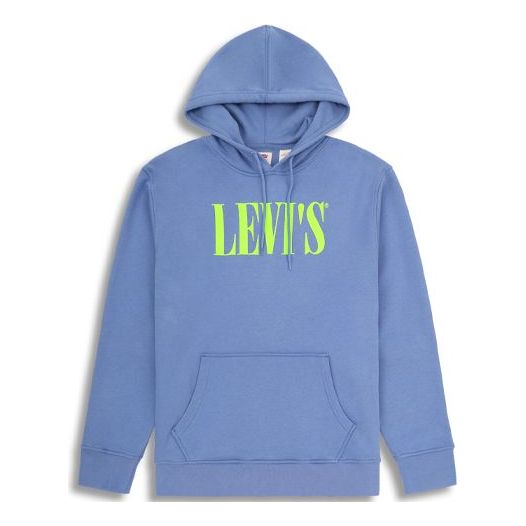 Men's Levis Alphabet Pattern Loose Sports Blue 38821-0007