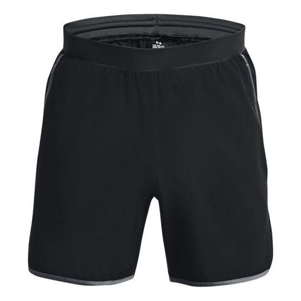 Under Armour HIIT Woven 6inch Shorts 'Black Grey' 1377027-001