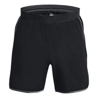 Under Armour HIIT Woven 6inch Shorts 'Black Grey' 1377027-001