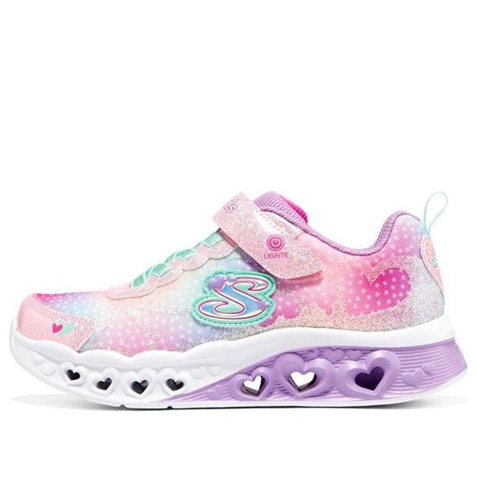 (GS) Skechers Flutter Heart Lights 'Pink Multi' 302315L-PKMT