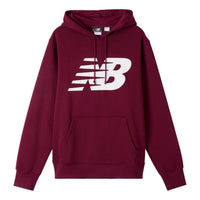 New Balance Big logo Printed Sweatshirt Asia Sizing 'Burgundy' MT83982SDR