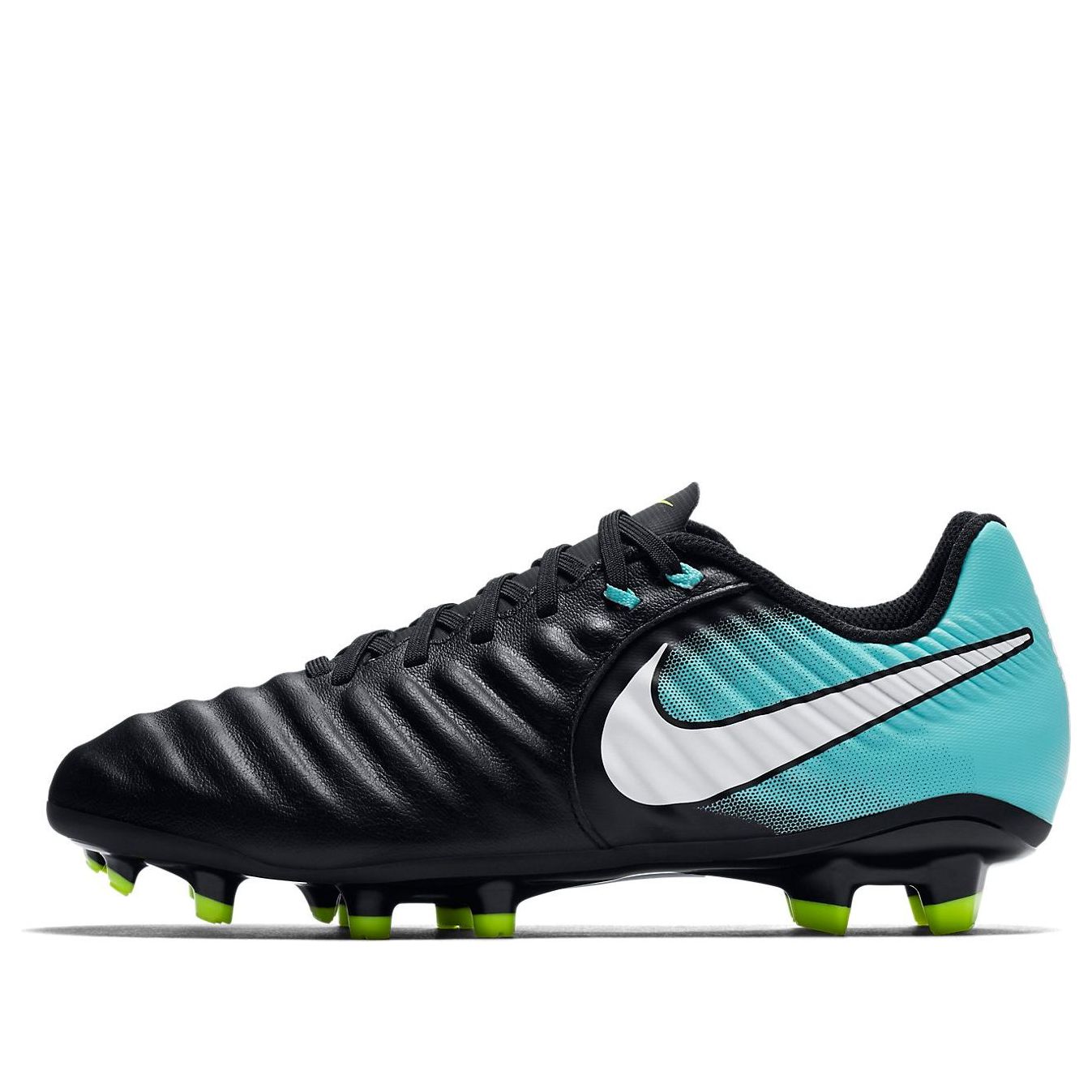 Nike Tiempo Ligera VI FG 'Black White Light Aqua' 897802-002