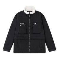 New Balance Logo Warm Jacket Asia Sizing 'Black White' 5QC44293-BK