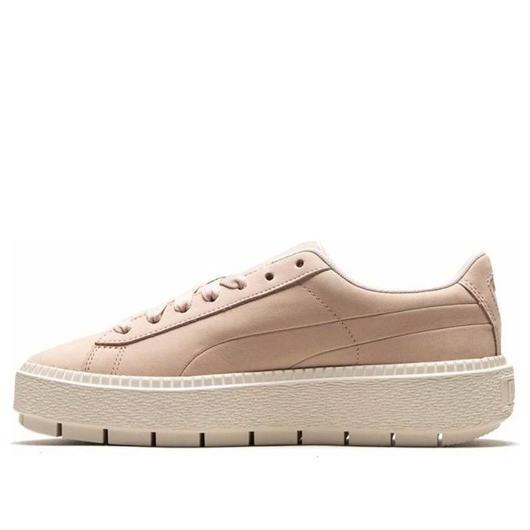 (WMNS) PUMA Basket Platform Trace Soft 'Khaki ' 369642-01