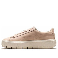 (WMNS) PUMA Basket Platform Trace Soft 'Khaki ' 369642-01