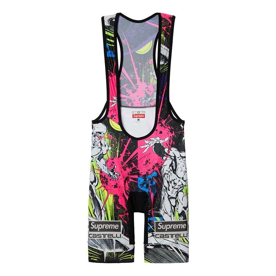 Supreme SS22 Week 14 x Castelli Silver Surfer Cycling Bib Short SUP-SS22-833