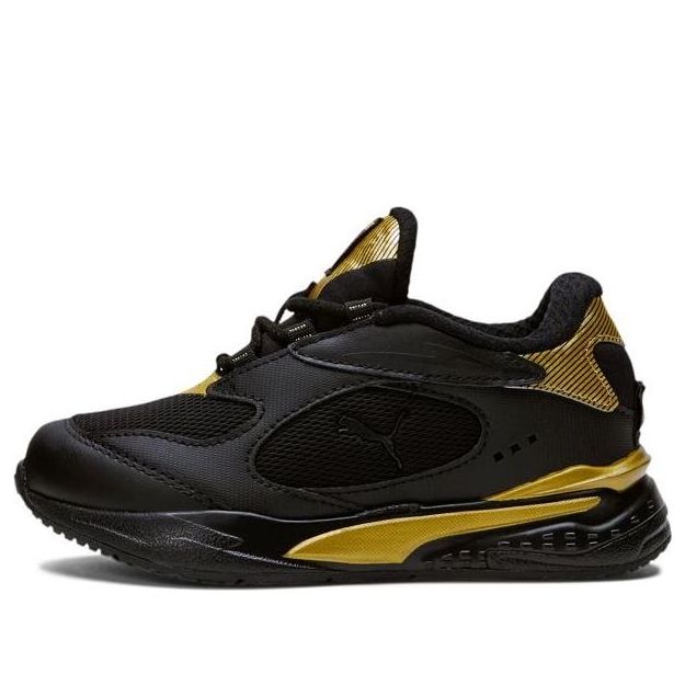 (GS) PUMA RS-Fast 'Black Gold Metal' 375414-01