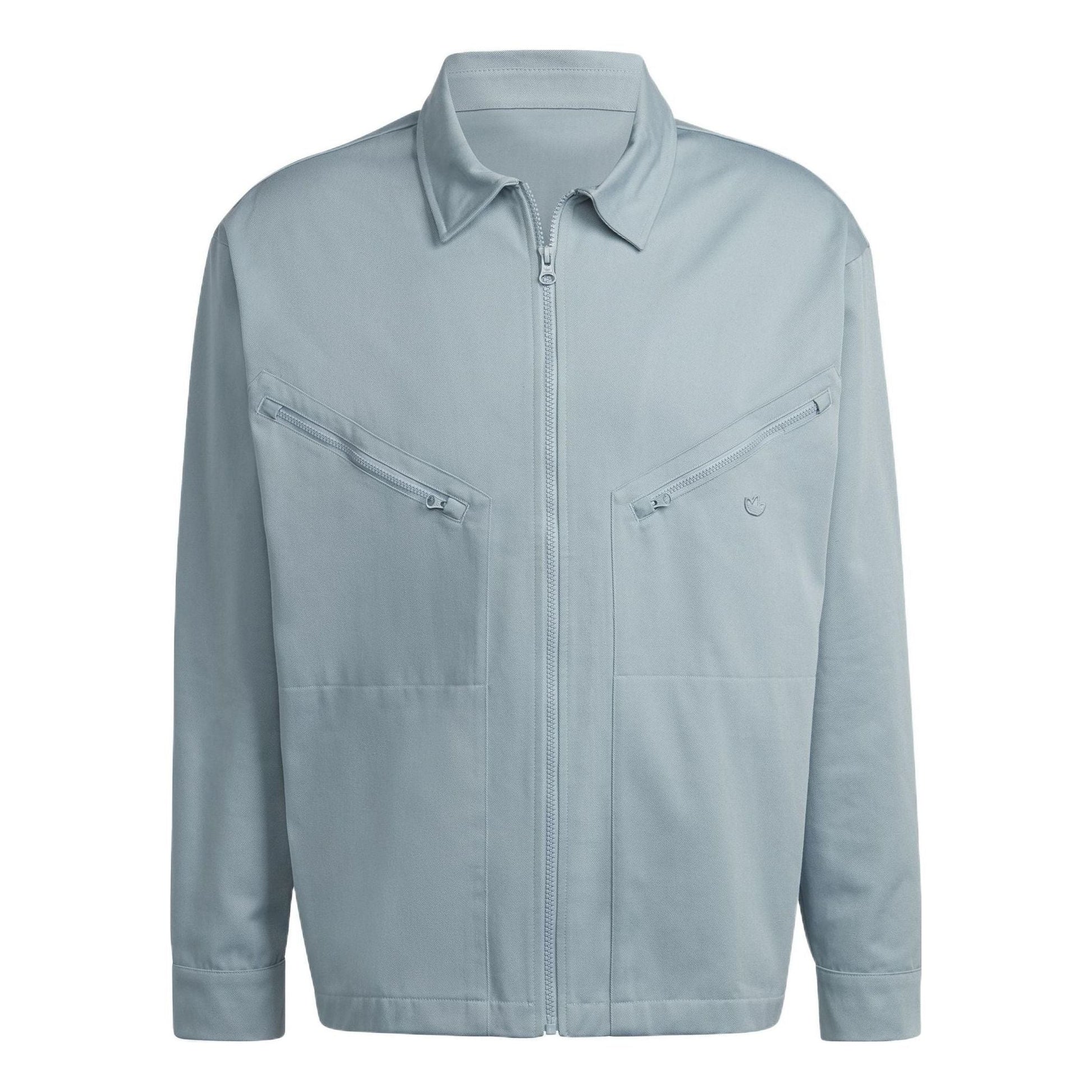 Men's adidas originals Sports Solid Color Jacket Light Grey HC4539