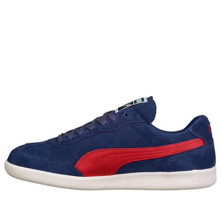 (WMNS) PUMA Liga Suede Low Running Shoes Blue/Red/White 365444-01