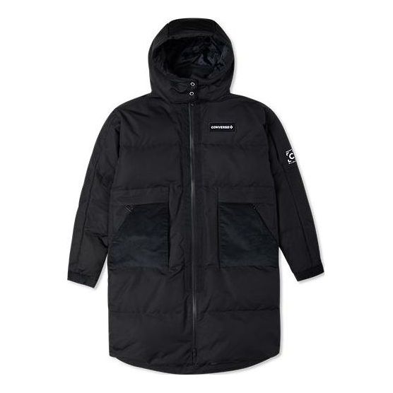 (WMNS) Converse Premium Long Down Jacket Asia Sizing 'Black' 10023725-A03