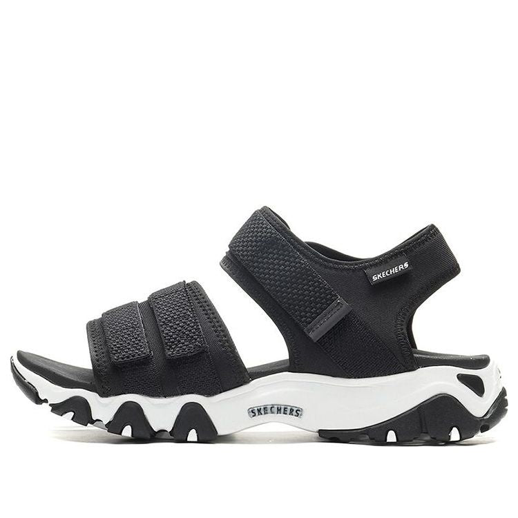 (WMNS) Skechers D'Lites 2.0 Sandals Black 88888180-BLK