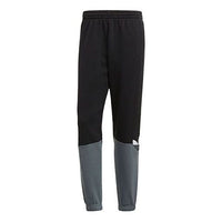 adidas originals logo Splicing Bundle Feet Sports Pants Black GN3445
