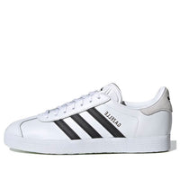 (WMNS) adidas Gazelle 'White Brown Black' FU9910