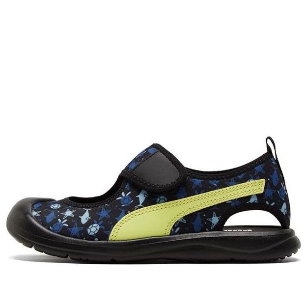 (PS) PUMA Aquacat Blue/Black/Yellow 372157-09