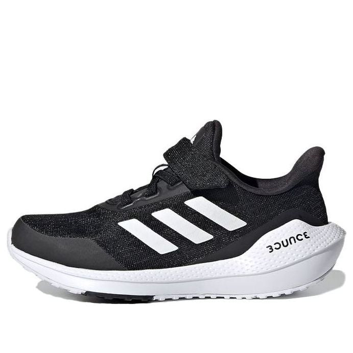(GS) adidas EQ21 Run Velcro J 'Black White' FX2254