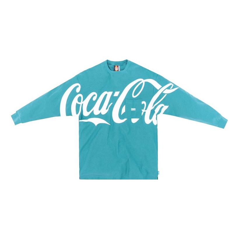KITH x Coca-Cola Crossover Loose Pullover Long Sleeves Unisex Blue KH3541-106
