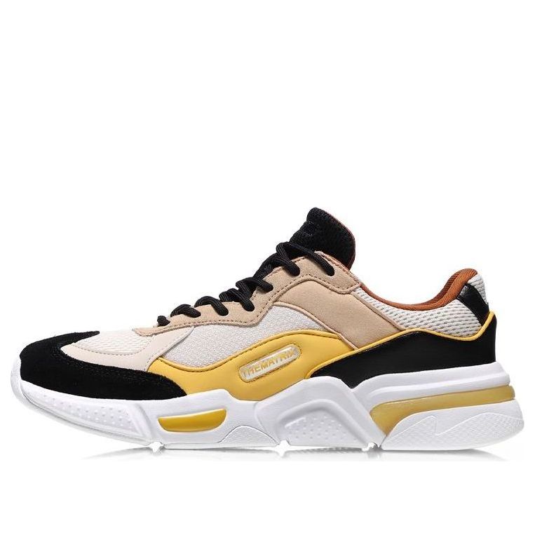(WMNS) Li-Ning Reverses Classical Light Leisure Low 'Black yellow' AGCN382-5