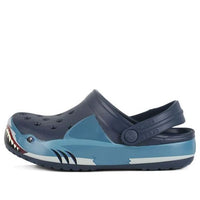 (PS) Crocs Funny Shark Beach Shoe Deep Blue 206159-410