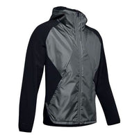 Under Armour Stretch Woven Hooded Jacket 'Grey Black' 1352021-001