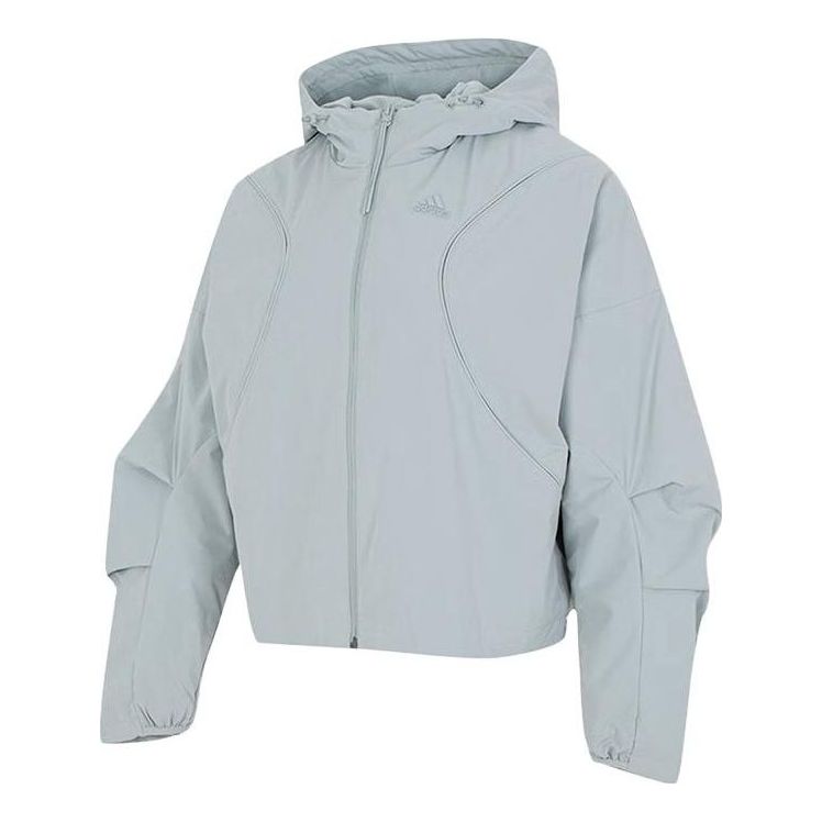 (WMNS) adidas City ESC Woven Jackets 'Grey' IP7036