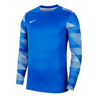 Men's Nike Goalkeeper Round Neck Long Sleeves Blue T-Shirt CJ6066-463
