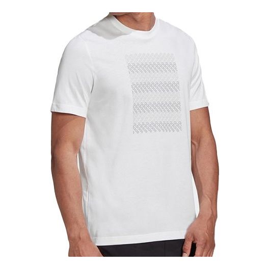 adidas M Lg Grd T Training Sports Short Sleeve White GD5909