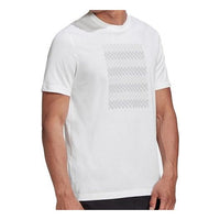 adidas M Lg Grd T Training Sports Short Sleeve White GD5909