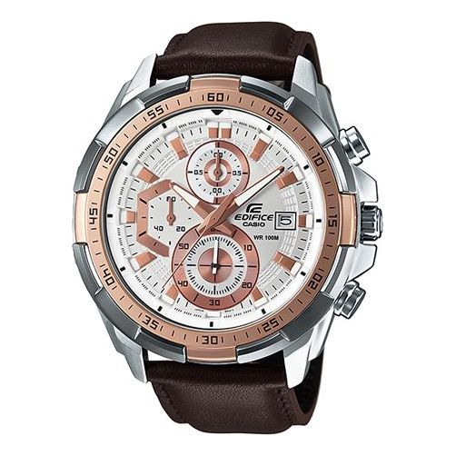 CASIO EDIFICE Quartz Waterproof Sports Mens Brown Analog EFR-539L-7A