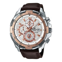 CASIO EDIFICE Quartz Waterproof Sports Mens Brown Analog EFR-539L-7A
