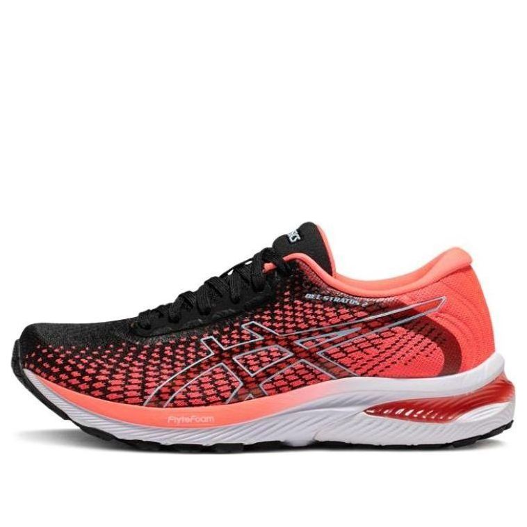 (WMNS) ASICS Gel Stratus 2 Knit 'Blazing Coral Black' 1012B224-700