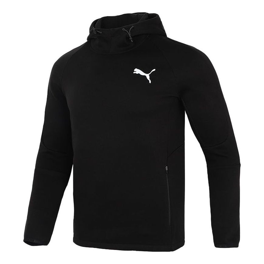 PUMA Logo Printing Sports Pullover Black 846340-01