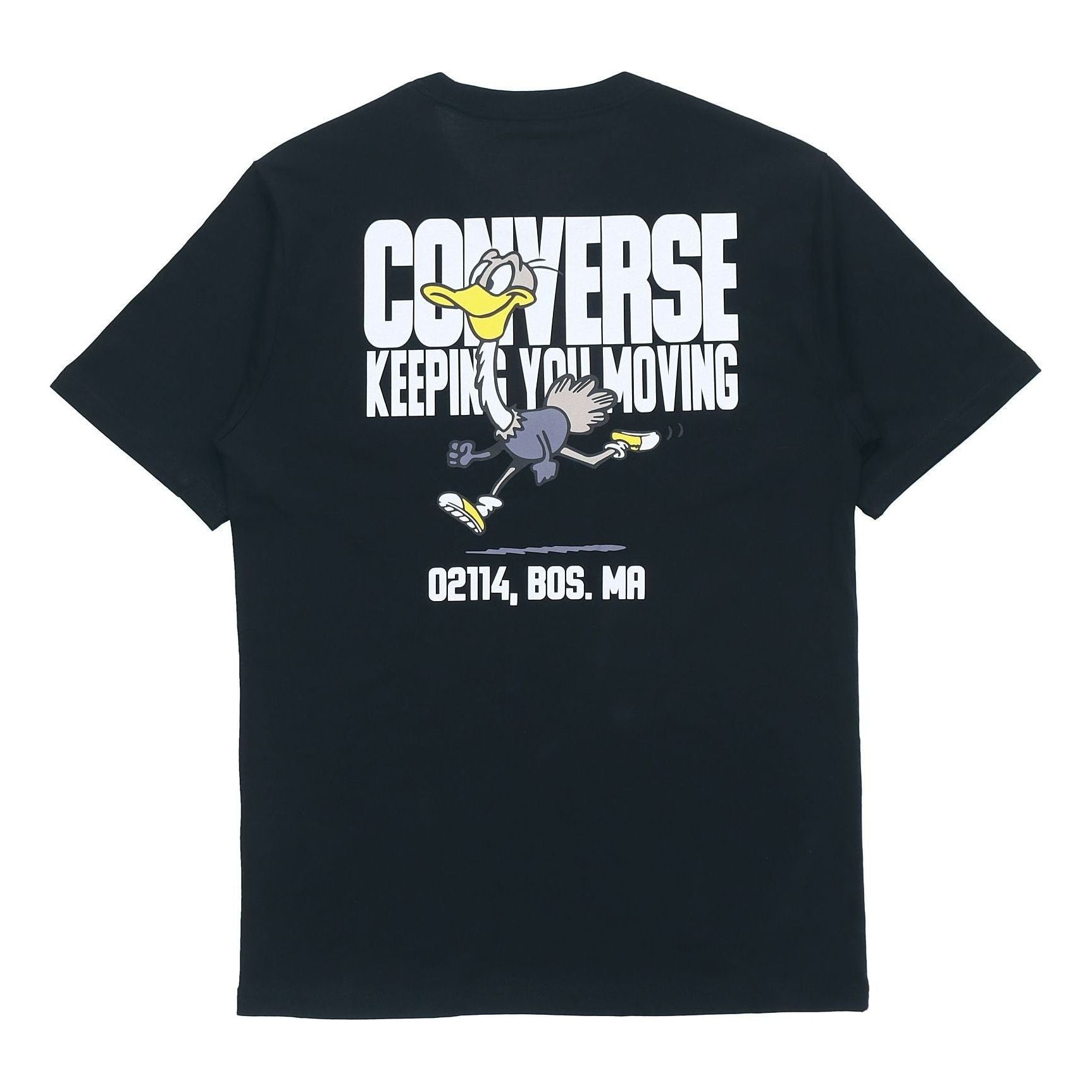 Converse Keep Moving Short Sleeve T-Shirt Asia Sizing 'Black' 10021124-A01