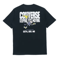 Converse Keep Moving Short Sleeve T-Shirt Asia Sizing 'Black' 10021124-A01