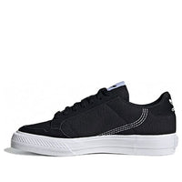 (GS) adidas Continental Vulc J 'Black White' EF9451