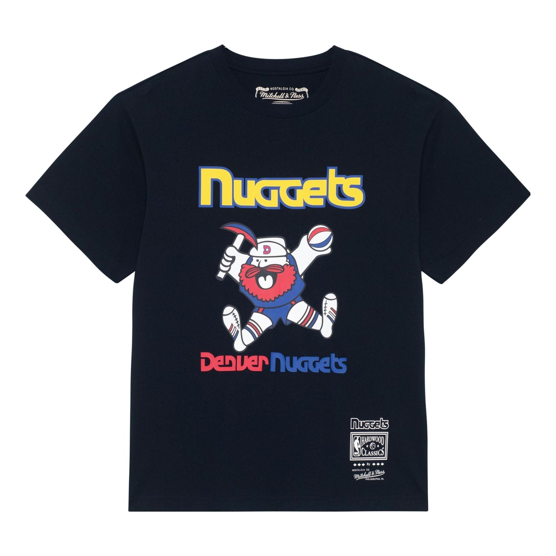 Mitchell & Ness x NBA Denver Nuggets Basic Logo 2 T-shirt 'Black' MNJYSST230162-BLACK