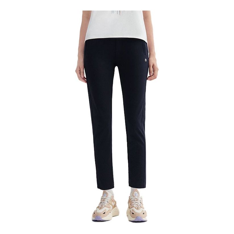 (WMNS) FILA Printing Sports Casual Pants Blue F11W028609F-NV