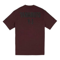Y-3 Back Logo Round Neck Short Sleeve Unisex Red GK4361