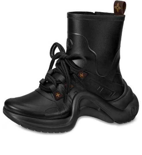 (WMNS) LOUIS VUITTON LV Archlight Rain Boots Black 1A67B8