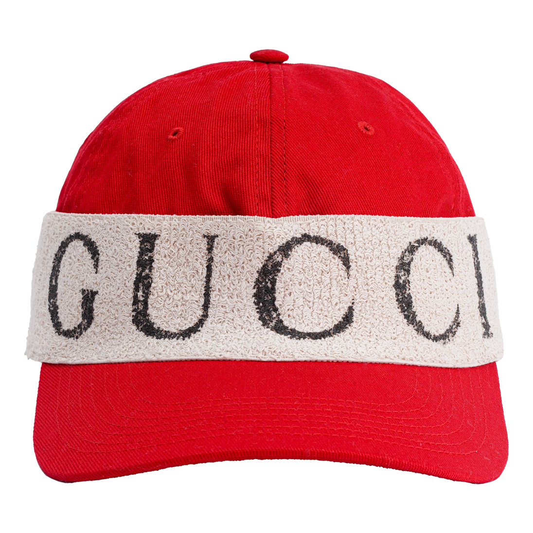 Gucci Logo Band Baseball Cap 'Red White' 492545-4HC56-6477
