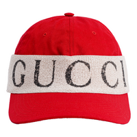 Gucci Logo Band Baseball Cap 'Red White' 492545-4HC56-6477