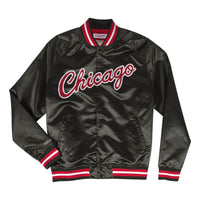 Mitchell & Ness x NBA Lightweight Satin Jacket 'Chicago Bulls' STJKMG18013-CBUBLCK