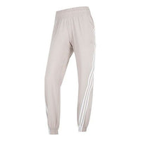 (WMNS) adidas Trainicons 3-Stripes Woven Pants 'Beige' HZ7283