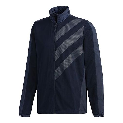 adidas neo M CS 3S WB Casual Sports hooded Windproof Jacket Blue DW8119