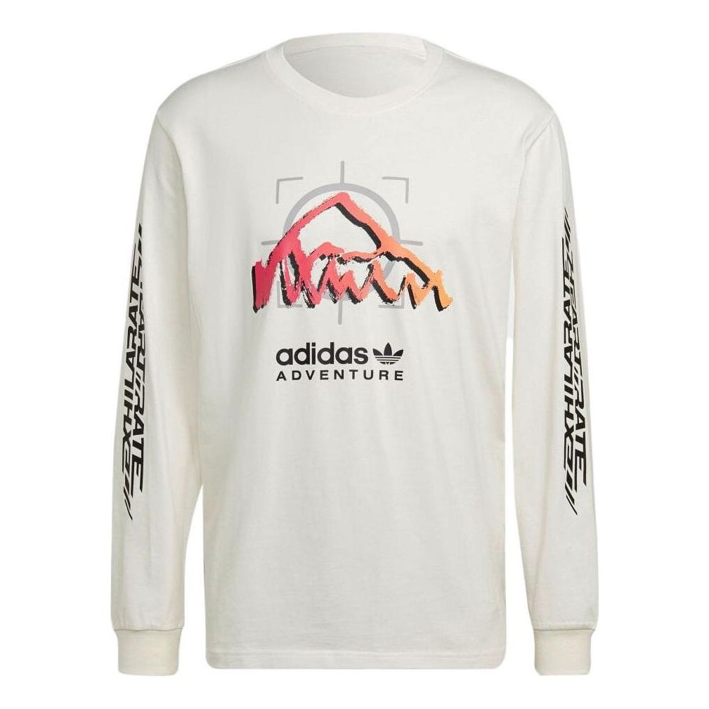 adidas Original Adventure Ride Long Sleeve Tee Asia Sizing 'White' HP1103