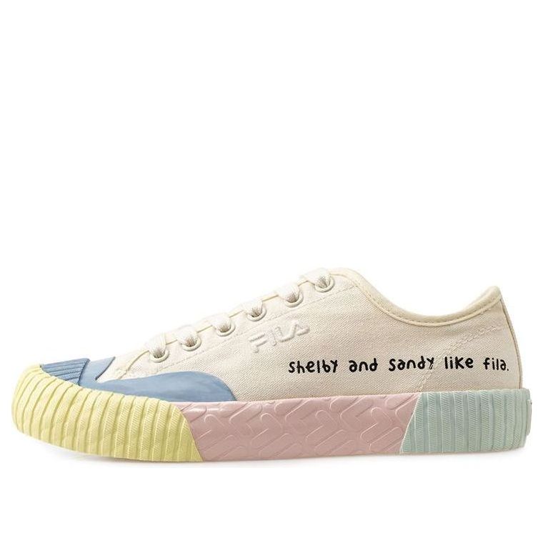(WMNS) Fila Carve Flattie Shoes Pink/White/Blue T12W034402FSN